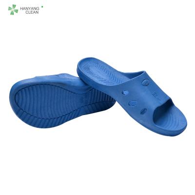 China Comfortable ESD Cleanroom Shoes Non Static Slippers With SPU Material for sale