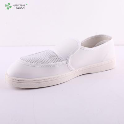 China Antistatische esd cleanroom het netwerk schoonmakende schoenen van pvc Te koop