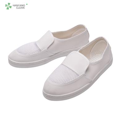 China Heat Resistant Clean Room Accessories Static Resistant Shoes With PVC Sole for sale