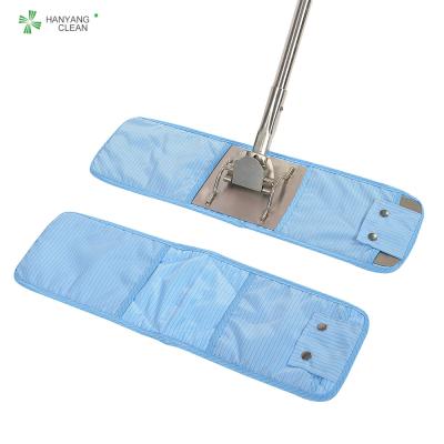 Κίνα Αντιστατικό ESD Microfiber 304 καθαρίζοντας Mop αποστειρωμένων δωματίων αποροφητικότητας ανοξείδωτου έξοχο προς πώληση