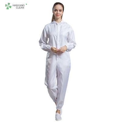 China Antistatische ESD Cleanroom verbindt globaal aan Hood Dust Free Coverall Te koop