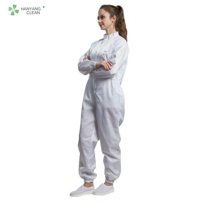 Китай ESD 	Одежды чистой комнаты очищают волокно Coveralls комнаты проводное со стерилизацией пыли свободной от продается