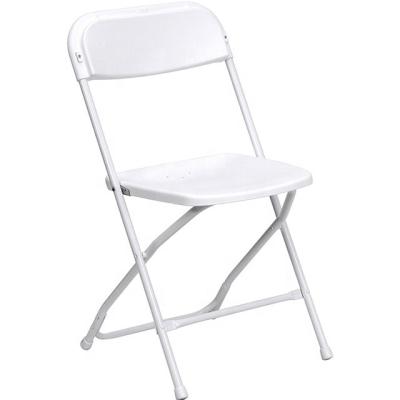 China Modern Hot Sale Resin Lightweight White Folding Chair for sale