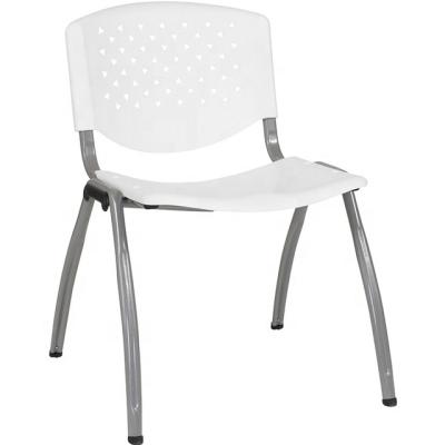 China Modern White PP Material Stack Chair For Outdoor Use for sale