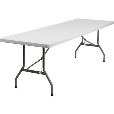 China HDPE 8FT Collapsible Hot Sales Banquet Plastic Folding Table for sale