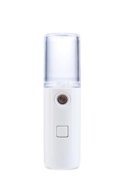 China Portable Daily Mini Mist Facial Spray Moisturizing Beauty Cooling Water Sprayer USB Rechargeable Face Humidifier Instrument Moisturizer for sale