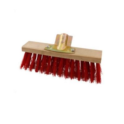 China Push Fit Grip For Handle Yard Broom With Grip Galvanized Steel Floor Brush for sale