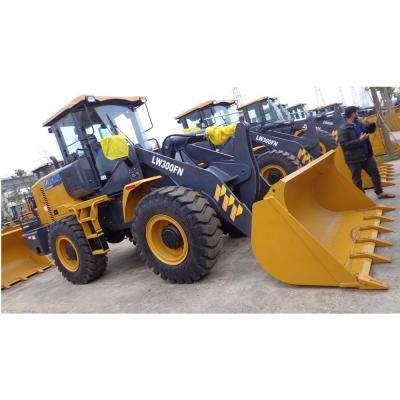 China Construction Material Shops Wheel Loader LW300FN Mini 1.8cbm Construction Machinery 3 Ton Front End Loader for sale