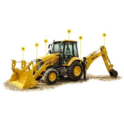 China Building material stores China loader backhoe loader B877F with good price for sale for sale