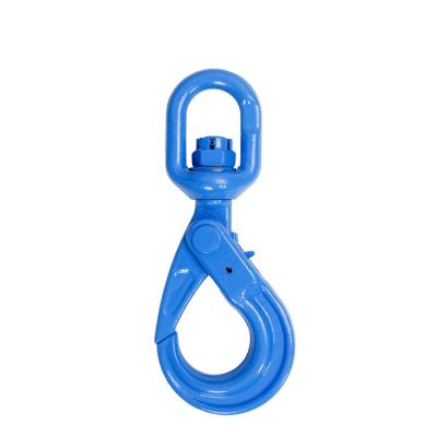 China Heavy Industry Premium Grade G100 Swivel 100 Self Locking Hook For Lifting for sale