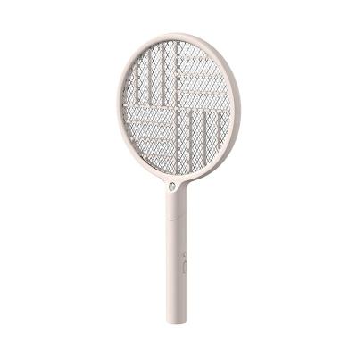 China 2021 JY Disposable Folding Electric Mosquito Swatter Rechatgeable Electric Fly Swatter Foldable Mosquito Trap Lamp for sale