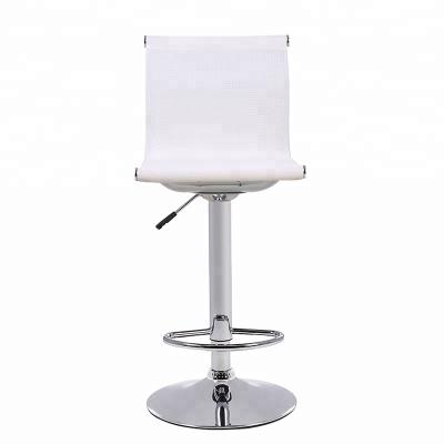 China Modern Cheap Height Swivel Metal Mesh Counter Adjustable Bar Stool Chair for sale