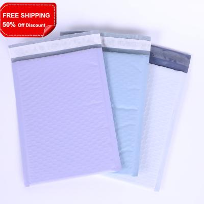 China Free Shipping Poly Bubble Mailing Bags Shock Resistance Envelope Bubble Mailers With Printed Pattern For Express Shipping for sale