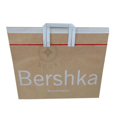 China Custom Printed Kraft Kraft Paper Manufacturer China Paper Mailing Bag 100% Compostable Kraft Ads For Express Packing for sale