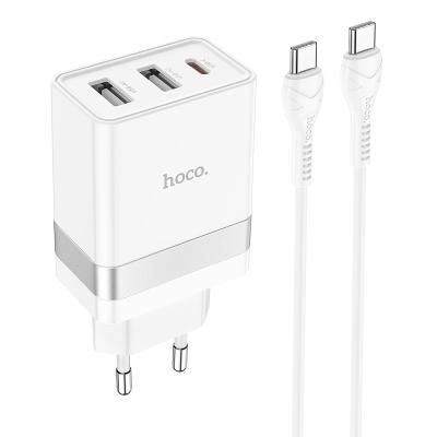 China UniversalÂ   HOCO N21 Pro Passenger Car PD30W (2A1C) Charger Set Multi-port Dual Port Three-port Charging Head for sale