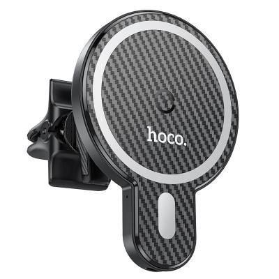 China HOCO CA85 Car Holder 15W Car Mobile Phone Navigation Support Ultra-fast Magnetic Wireless Charging Fast Charging Frame for sale