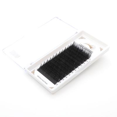 China OEM And.20 Logo Eyelash Extension Silk Classic Eyelash Extension .15 Natural Classic Individual Wholesale Eyelash Extension for sale