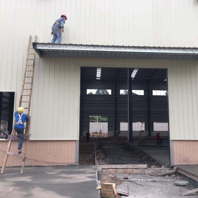 China Modern Custom Made Light Steel Steel Building Project Workshop Warehouse Office Temporary Workshop Building for sale