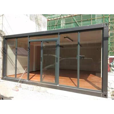 China 2020 Prefab Parking Lot Container House Manufacturer Tiny Container House Sales Office China Sales Services for sale