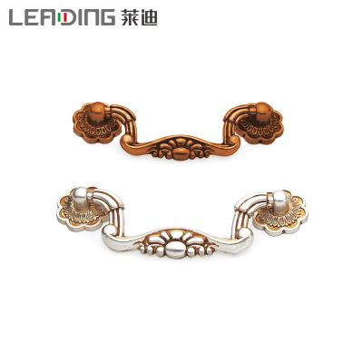 China European Cabinet Furniture Handle Durable 96mm Drawer Pull Out Antique Bronze Design Pulls en venta