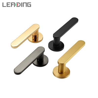 Cina modern interior door handle for wood door room modern hotel door pull handle zinc alloy manufacturer in vendita