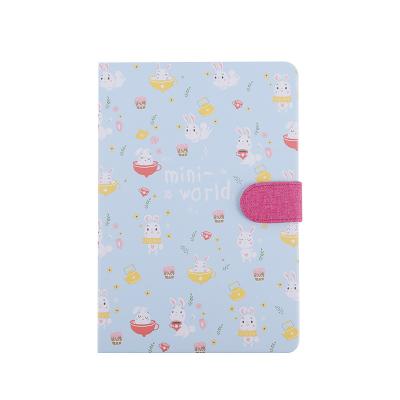 China Cute Hardcover Book Cartoon Journal Student School Diary Paper Cover Logo Cute Magnetic Buckle Notebook Custom Made For Girls for sale