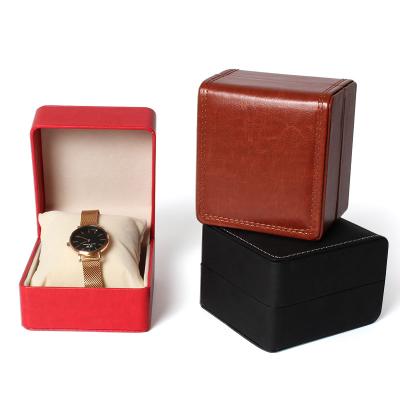 China Fashionable Luxury Leather Watch Box Showcase Organizer Storage for sale