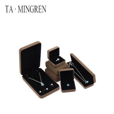 China Fashionable Wholesale Fashion Jewelry Box PU Leather Packaging Jewelry Box For Jewelry for sale