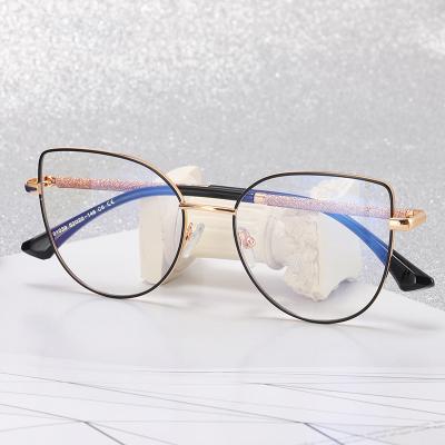 China Fashionable 2023 New Design Large Frame Nearsighted Glasses Fashion Oversize Computer Blue Light Blocking Optics Women Glasses for sale