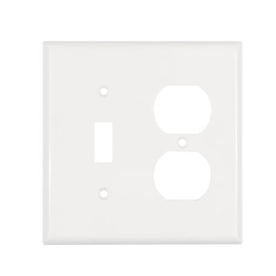 China LUMEX Indoor Wall Socket Plastic Cover White Plate Cover White Material PC for sale