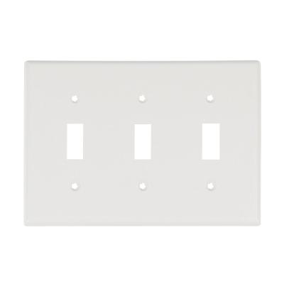 China LUMEX 3-Gang Standard Size Plastic Indoor Wallplate Inverter for sale