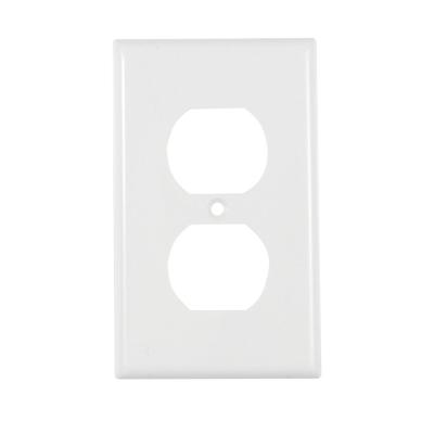 China Indoor 1-Gang LUMEX Plastic Duplex PC Wall Plate Cover for sale