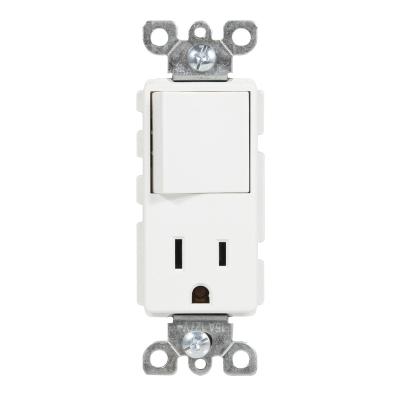 China LUMEX American Standard Residential/All-Purpose Grade Residential Decorator Single Pole Switch/Receptacle 15A for sale