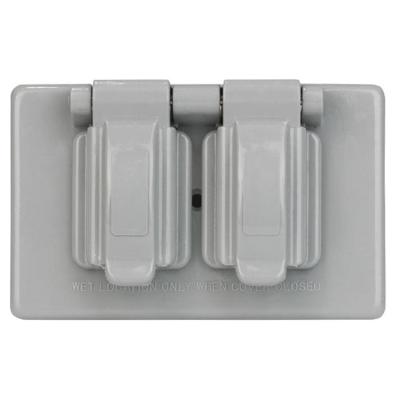 China LUMEX Indoor Duplex Plastic Container Waterproof Cover Gray Plastic for sale