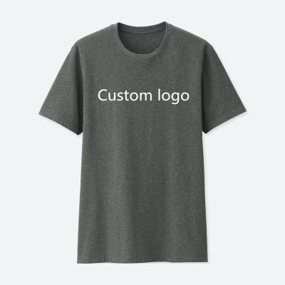 China Anti-Wrinkle Promotional Price Custom Logo T-shirt Plain T-shirt For Men Sport Quick-drying T-shirts for sale