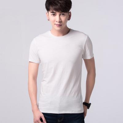 China Anti-pilling Soft And Breathable Bamboo T-shirt 95% 5% Bamboo Spandex Empty T-shirt for sale