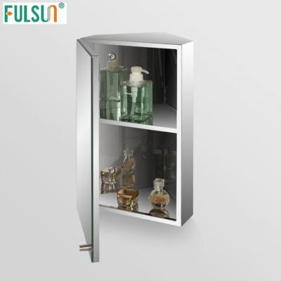 China Modern Mirror Cabinet Stainless Steel Bathroom Mirror Wall Mounted Cabinet for sale