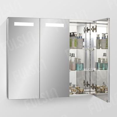 China 2018 fashion modern single door aluminum mirror cabinet for sale