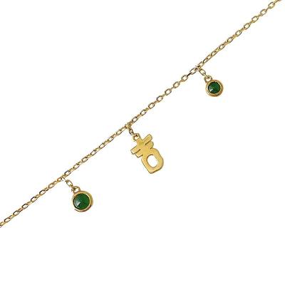 China Other Simple Jade Bracelet 18K Gold Auspicious Bracelet Women's Bracelet for sale