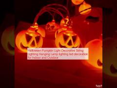Halloween Pumpkin Light Decorative String Lighting Hanging Lamp lighting led decoration for Ind