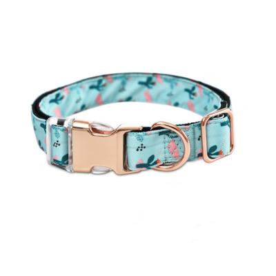 China Personalized Customized Unique Pattern Style Dog Collar Adjustable Collars For Dogs for sale