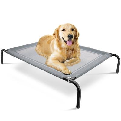 China Travel Simple Design Lightweight Oxford Cloth Cooling Portable Travel Outdoor High Dog Bed for sale