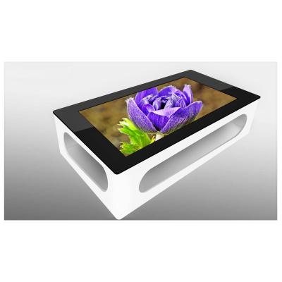 China 55 Inch Indoor Waterproof Interactive Touch Screen Smart Coffee Table With Built In Android RK 3288 2+8G for sale