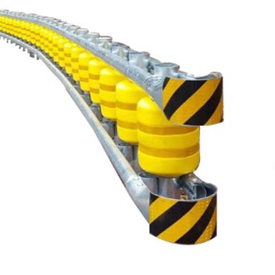 China High Intensity High Quality Road Safety Rolling Guardrail EVA Polyurethane Roller Barrier for sale