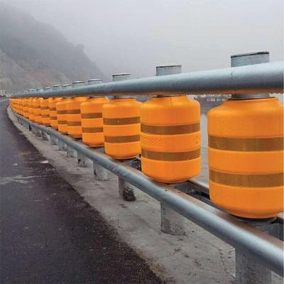 China High Intensity Traffic Road Safety EVA Roller Barrier Highway Rolling Guardrail Roadway Safety Roller Barrier for sale