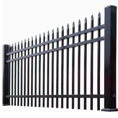 China Cheap Prices Easily Assembled Removable Garden Coated Zinc Steel Guardrail Wrought Iron Pool Fence For Building for sale