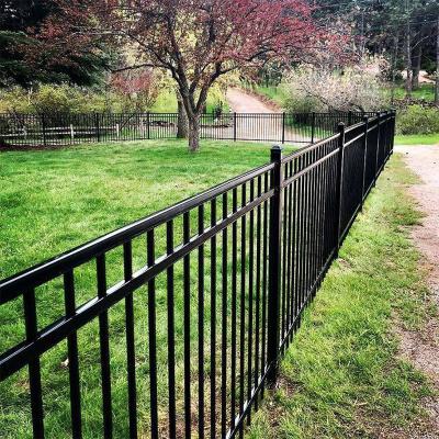 China Easily Assembled Hot Selling Decorative Fence Wrought Iron Fence And Galvanized Steel Fence for sale