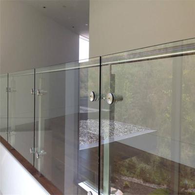 China Balcony Manufacturer Glass Rail System Balustrade Stair Glass Rail System for sale