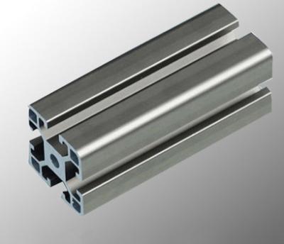 China Systeem van het het Aluminiumprofiel van de aluminiumLopende band het Modulaire met Zwart/Zilverachtig Geanodiseerd Te koop