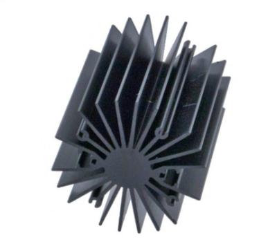 China Black Anodizing Aluminum Heatsink Profiles / Heat Sink Profiles For Led Light for sale